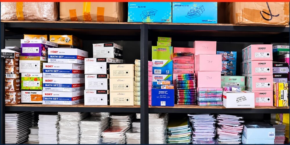 Rak stok alat tulis kantor TKU
